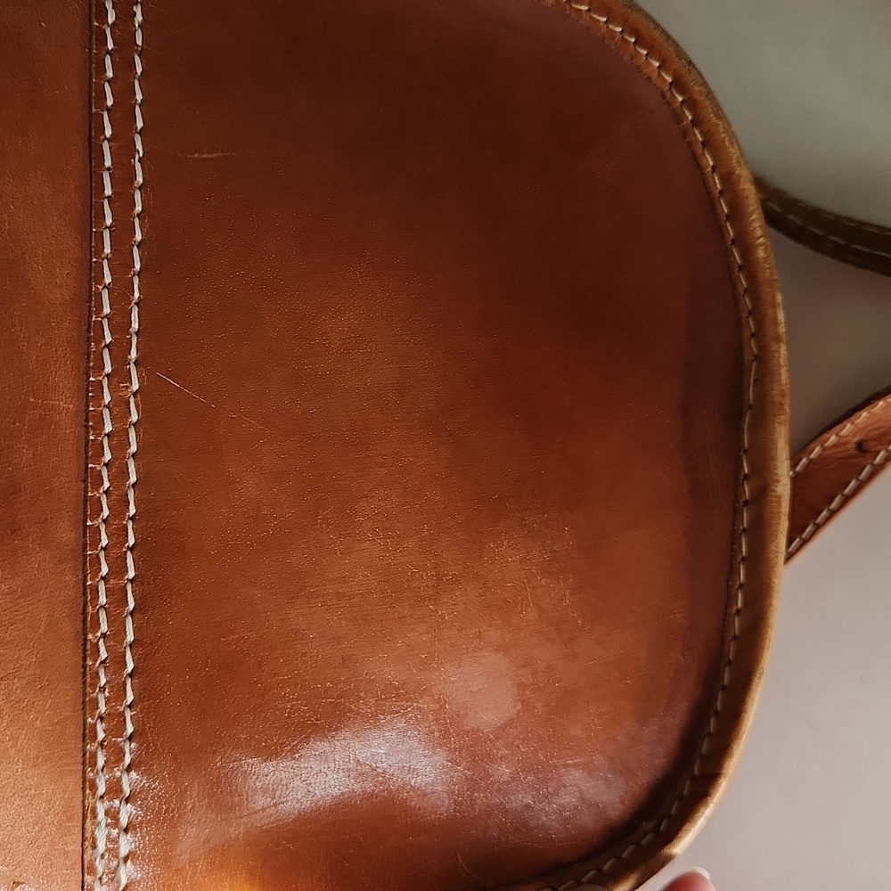 Genuine leather crossbody bag - Picture 12 of 14